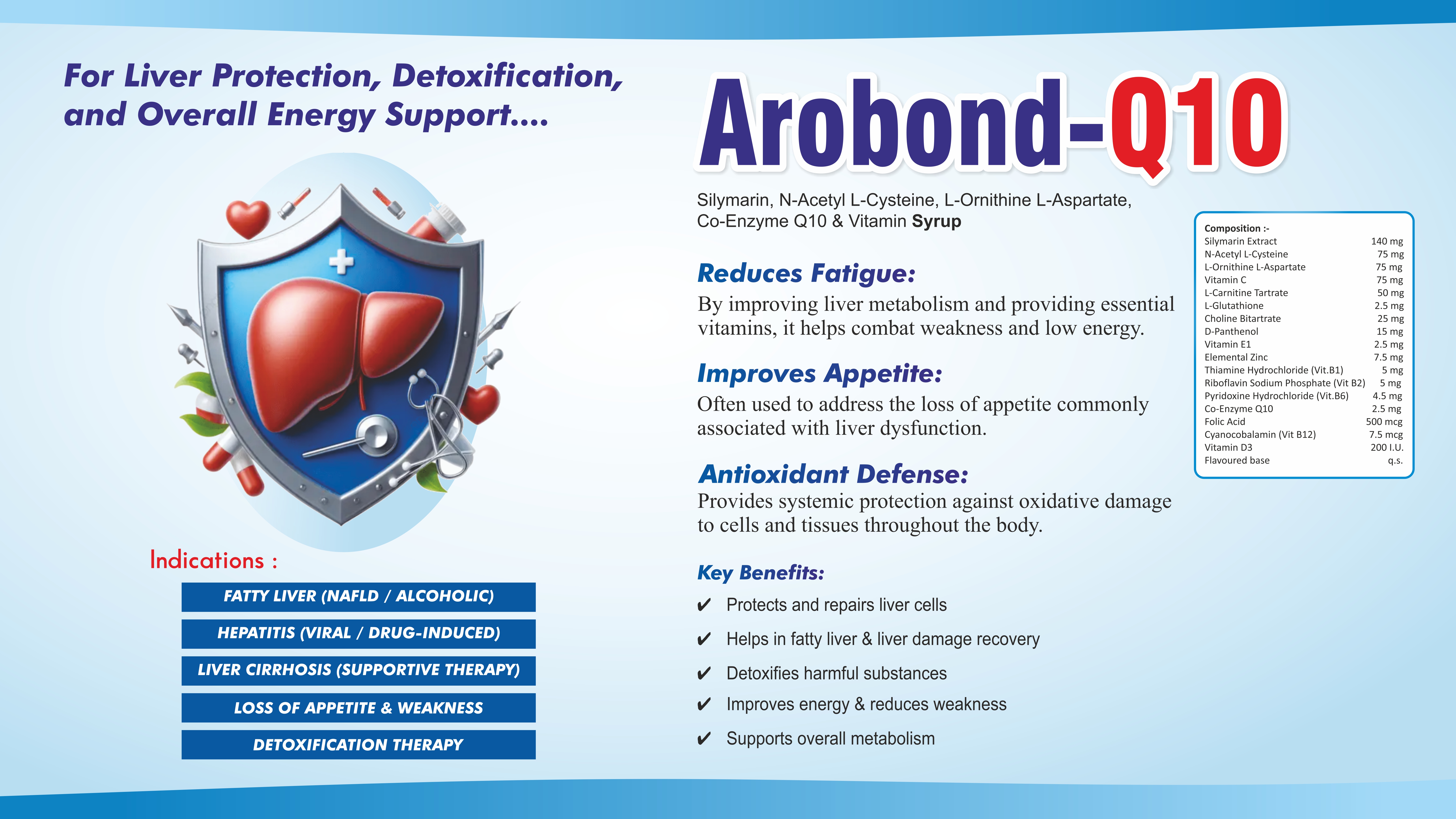 Arobond-Q10 product image by Arromed Pharmaceuticals