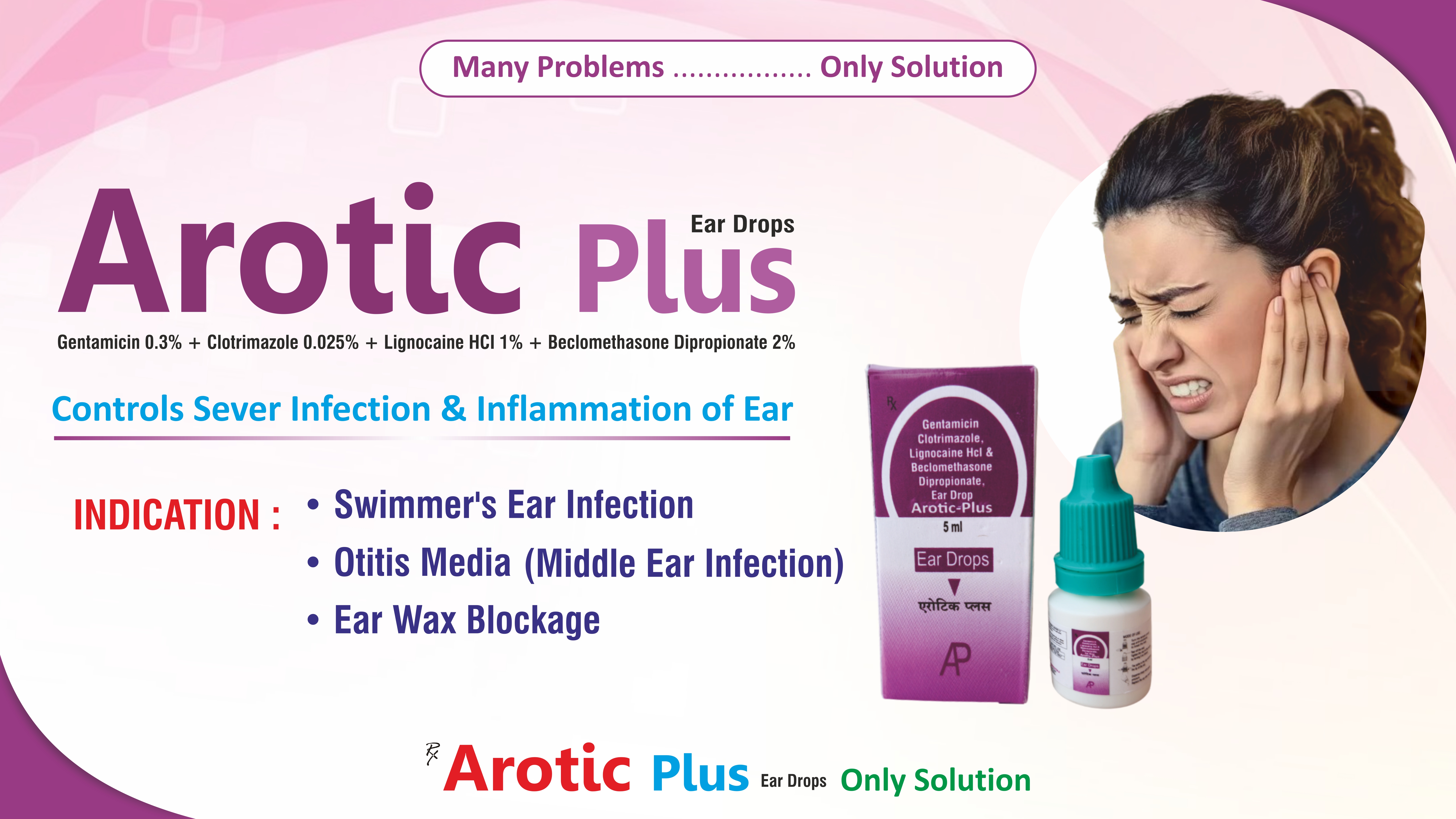 Arotic Plus Ear Drops product image by Arromed Pharmaceuticals